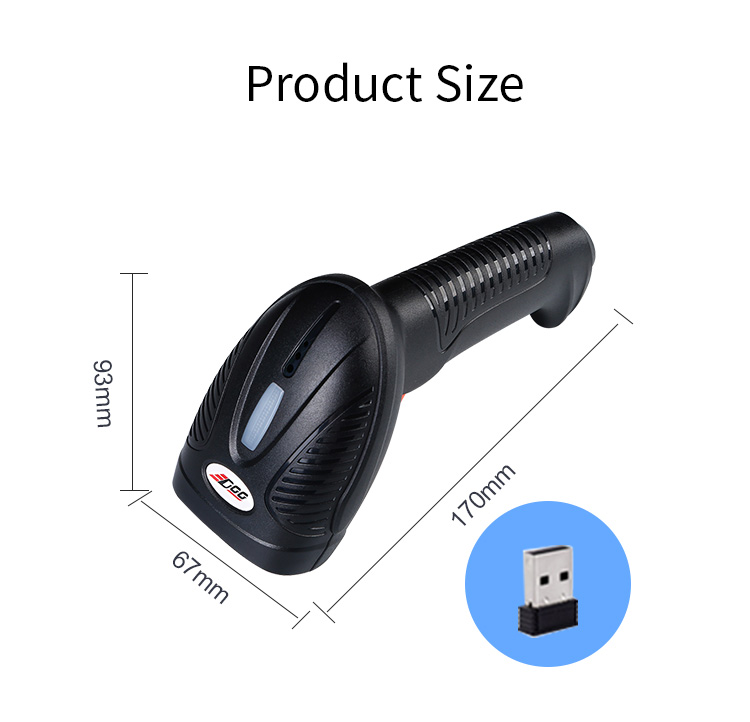 W30-00 Low Power Transmission Long Distance 150m Wireless WIFI 2.4G Handheld Barcode Scanner(图10)