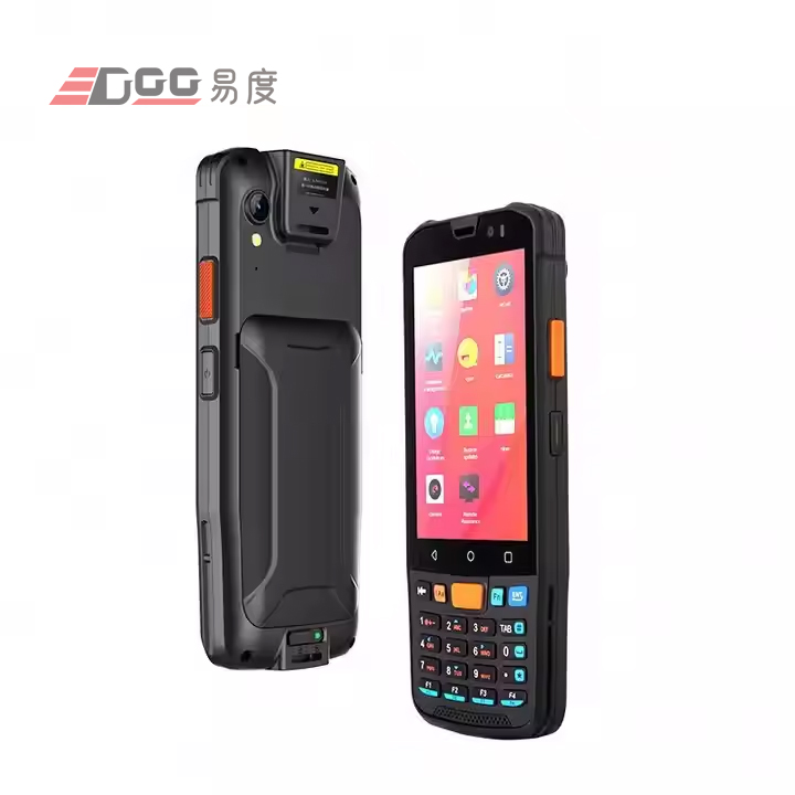 Edoo Android 11 Inventory Management Qr Code Scanner 4inch With Keypad Handheld PDA for Retail Syste