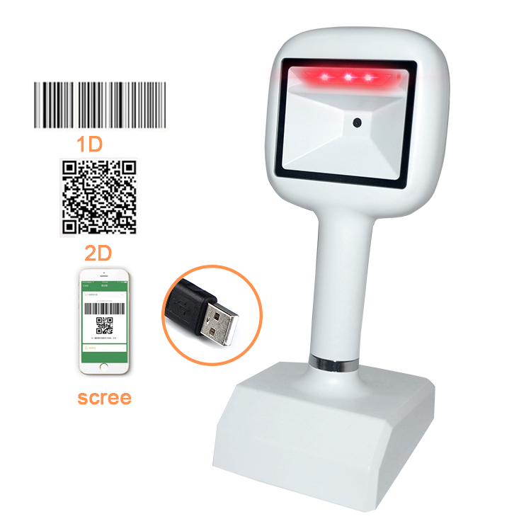 Edoo High Quality D42-00 High Speed Portable Omnidirectional1d 2d Barcode Scanner