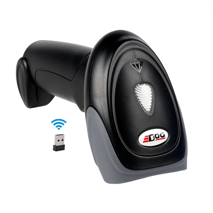 EDOO Desktop 1d 2d QR Code USB Interface Reader 2.4G BT Hand Held Wireless Barcode Scanner for Super