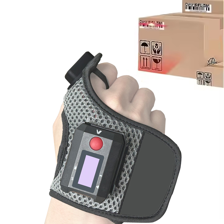 Wearable wristband barcode scanner