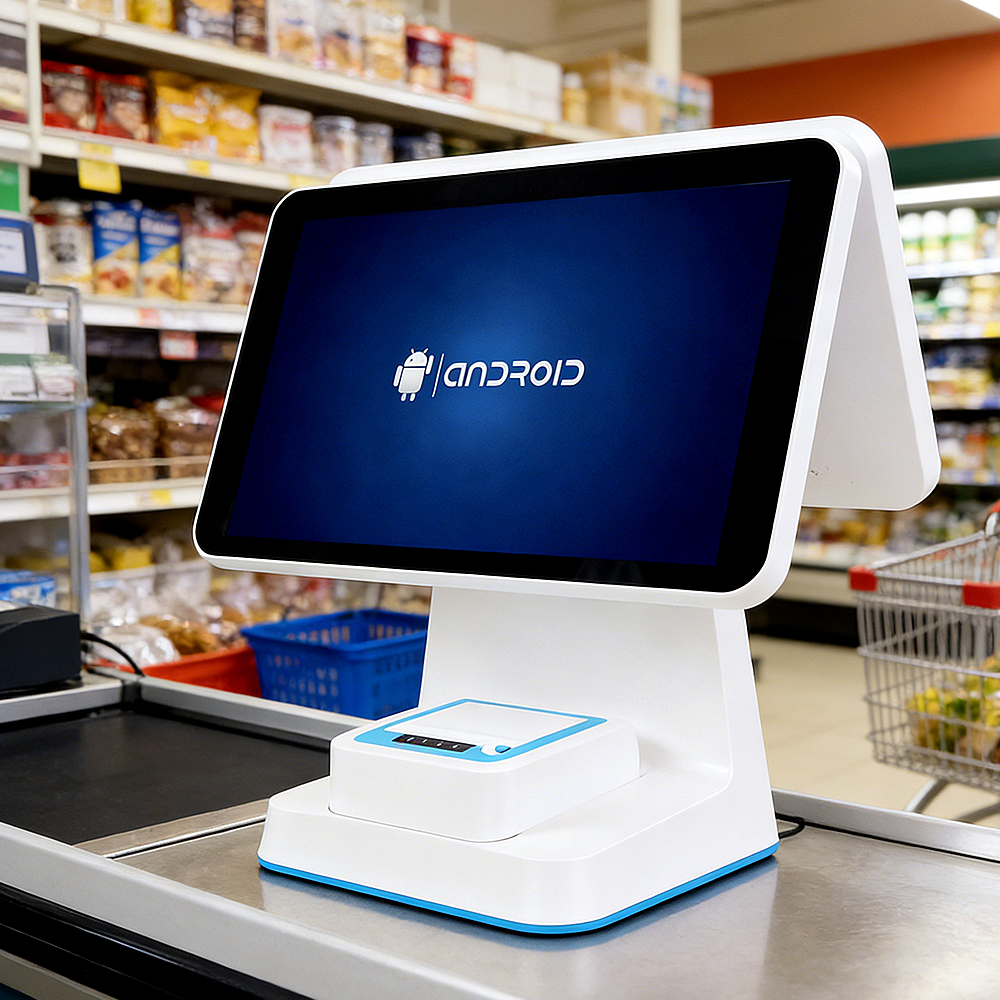 EDOO ED115 Multifunctional 15.6 Inch Touch Screen Android 11POS System Cash Register With Wifi Therm