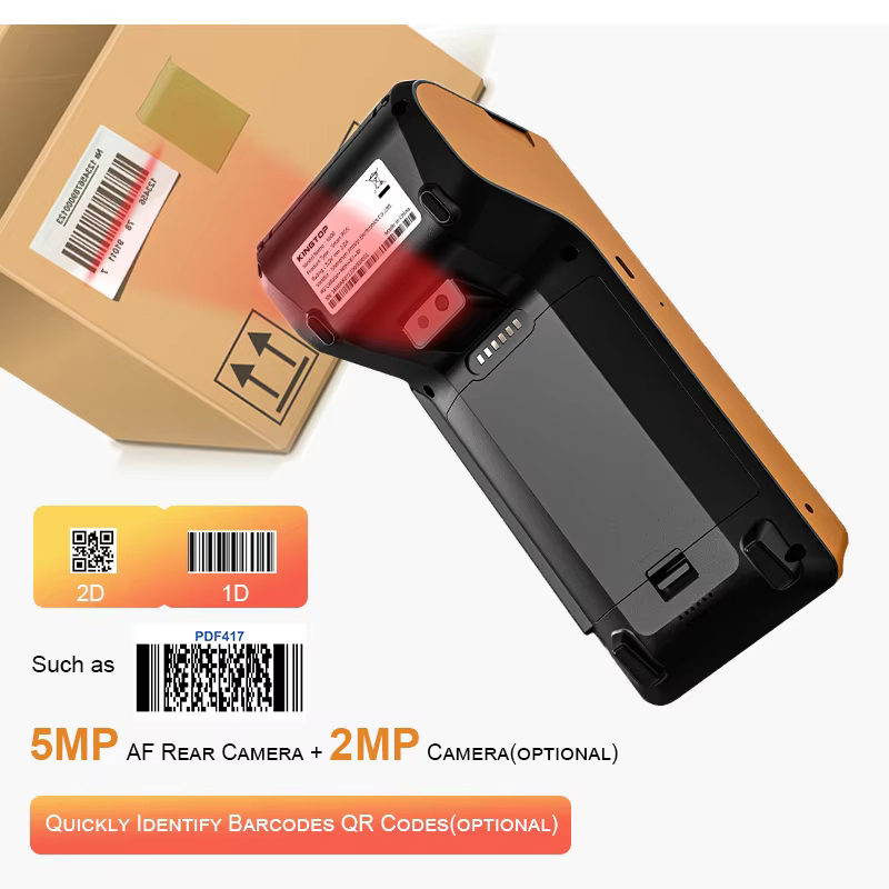 DEOO EP600 Android12 2GB Ram 16GB Rom 4G Hand Bill Machine Magnetic Card NFC Handheld Mobile Portable Cash Register POS System